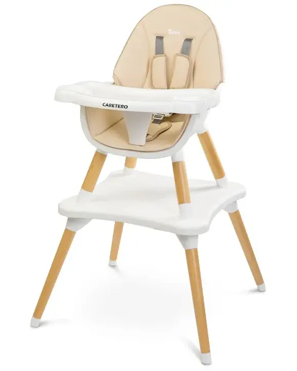 Детский стульчик для кормления Caretero Tuva Beige